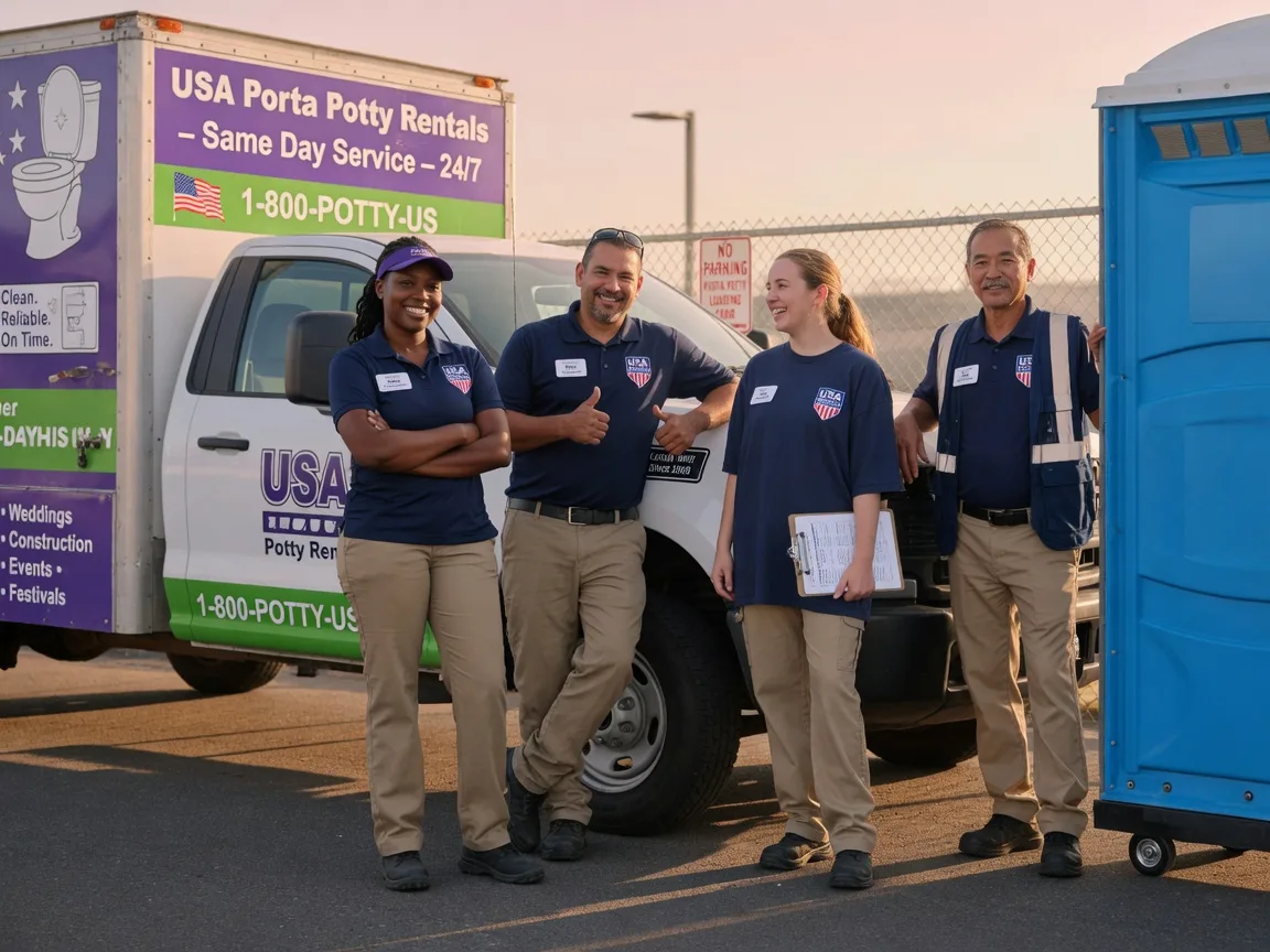 Porta Potty Rental company in Edison, CA